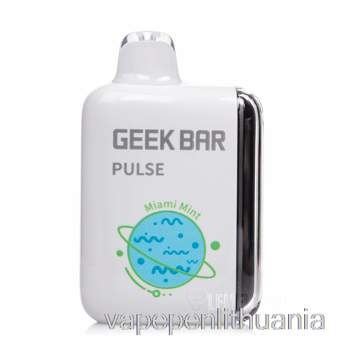 Geek Bar Pulse 15000 Vienkartinis Miami Mėtų Vape Skystis